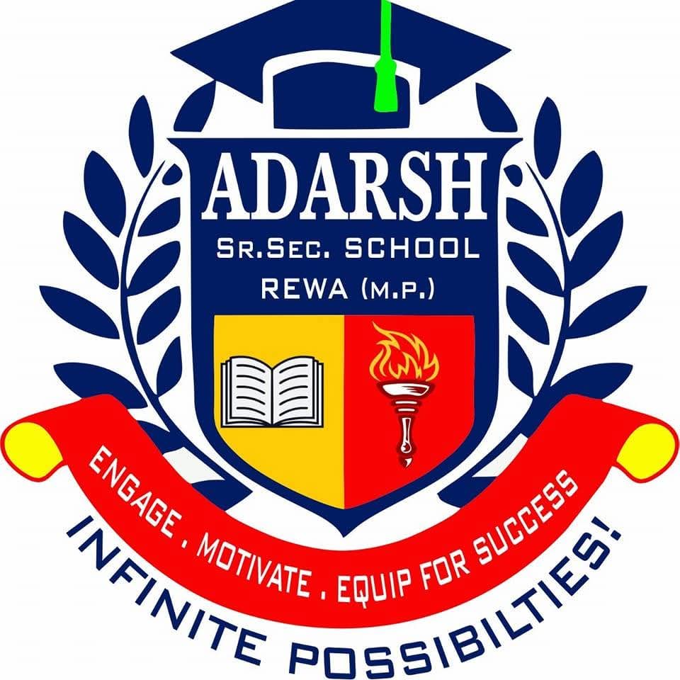 Adarsh Sr Sec School Rewa logo