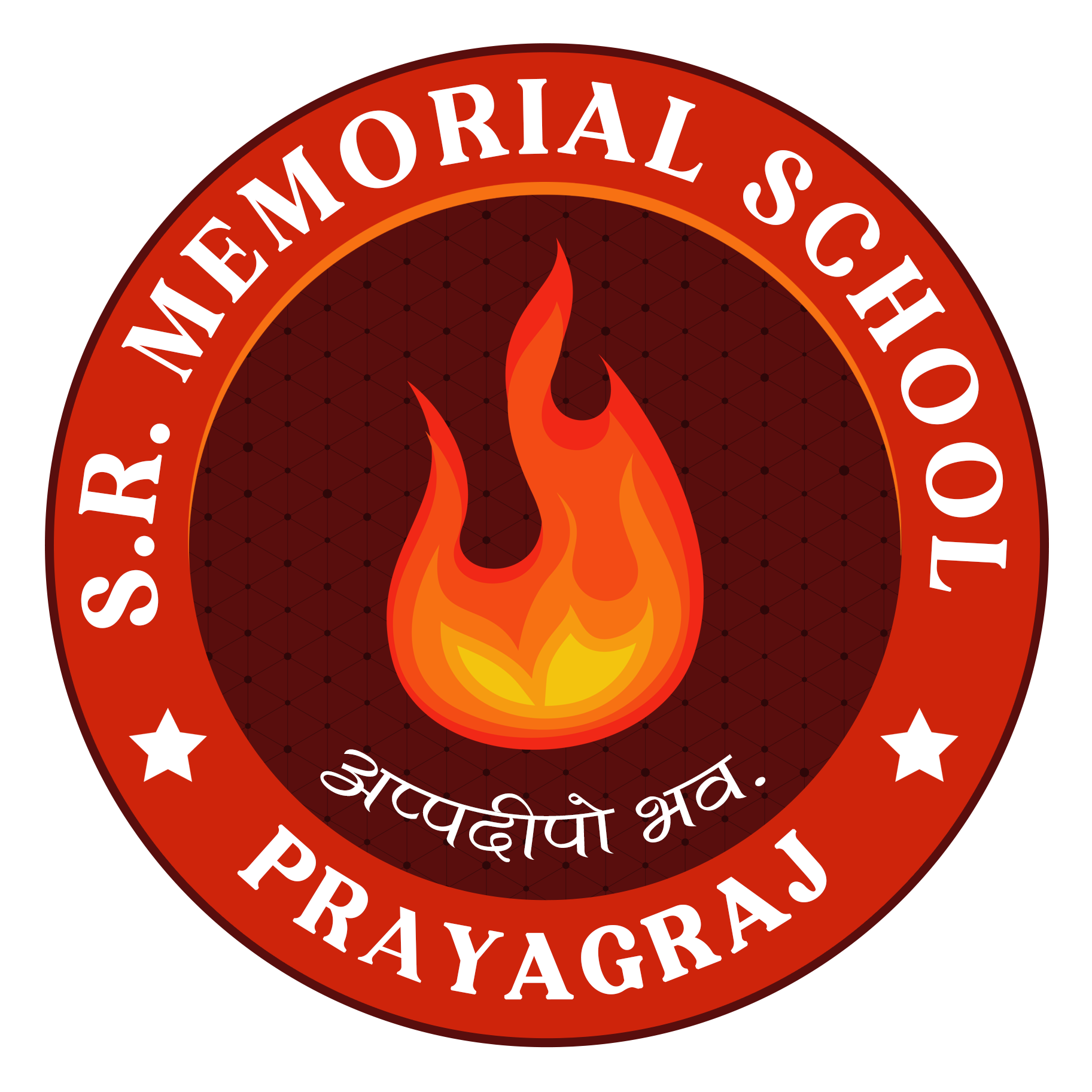 S.R.Memorial School logo